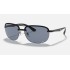 RB4275 CHROMANCE
Lenses: Polarized Blue Chromance Mirror  +  Frame: Black