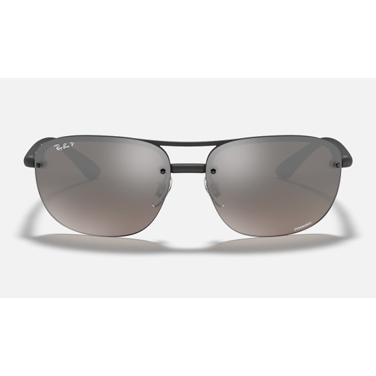 RB4275CH CHROMANCE
Lenses: Polarized Silver Chromance Mirror  +  Frame: Black