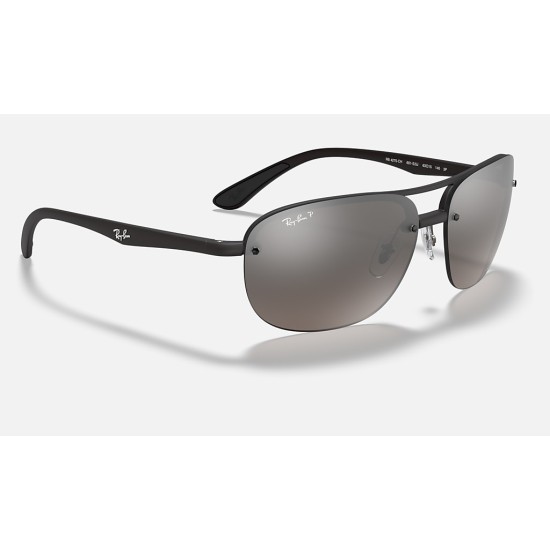 RB4275CH CHROMANCE
Lenses: Polarized Silver Chromance Mirror  +  Frame: Black