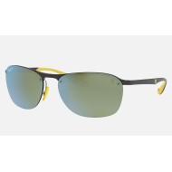 RB4302M SCUDERIA FERRARI COLLECTION
Lenses: Polarized Silver Chromance Mirror  +  Frame: Grey