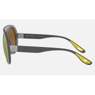 RB4310M SCUDERIA FERRARI COLLECTION
Lenses: Polarized Gold Chromance Mirror  +  Frame: Grey