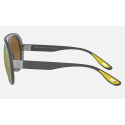 RB4310M SCUDERIA FERRARI COLLECTION
Lenses: Polarized Gold Chromance Mirror  +  Frame: Grey