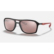 RB4329M SCUDERIA FERRARI COLLECTION
Lenses: Polarized Silver Chromance Mirror  +  Frame: Black