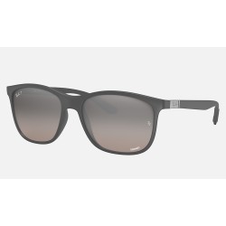 RB4330CH CHROMANCE
Lenses: Polarized Silver Chromance Mirror  +  Frame: Grey