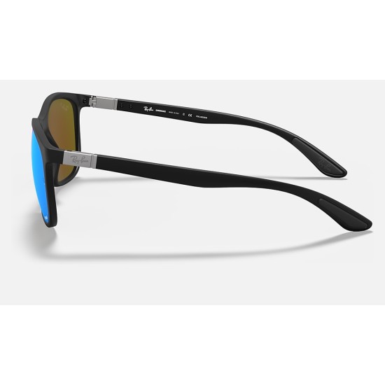 RB4330CH CHROMANCE
Lenses: Polarized Blue Chromance Mirror  +  Frame: Black