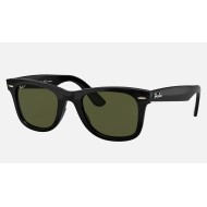 WAYFARER EASE
Lenses: Polarized Green Classic G-15  +  Frame: Black