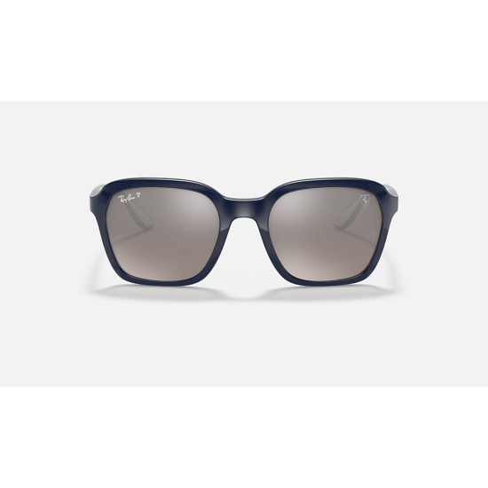 RB4343M SCUDERIA FERRARI COLLECTION
Lenses: Polarized Silver Chromance Mirror  +  Frame: Shiny Blue