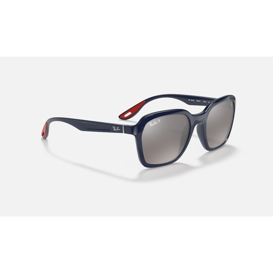 RB4343M SCUDERIA FERRARI COLLECTION
Lenses: Polarized Silver Chromance Mirror  +  Frame: Shiny Blue