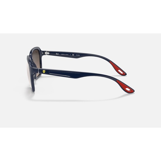 RB4343M SCUDERIA FERRARI COLLECTION
Lenses: Polarized Silver Chromance Mirror  +  Frame: Shiny Blue