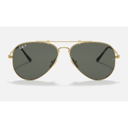 AVIATOR TITANIUM
Lenses: Polarized Green Classic G-15  +  Frame: Gold