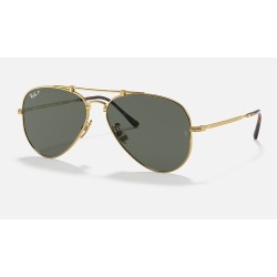 AVIATOR TITANIUM
Lenses: Polarized Green Classic G-15  +  Frame: Gold