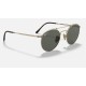 ROUND DOUBLE BRIDGE TITANIUM
Lenses: Polarized Green Classic G-15  +  Frame: Gold
