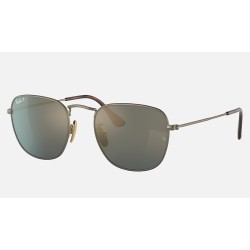 FRANK TITANIUM
Lenses: Polarized Blue Mirror  +  Frame: Gold