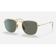 FRANK TITANIUM
Lenses: Polarized Green Classic  +  Frame: Gold