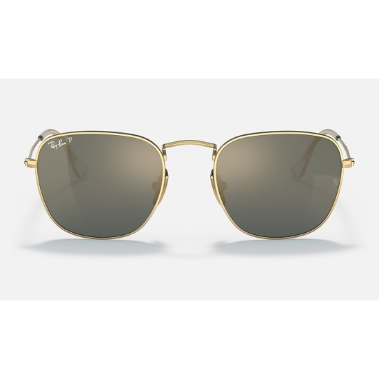 FRANK TITANIUM
Lenses: Polarized Blue Mirror  +  Frame: Gold
