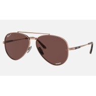 AVIATOR II TITANIUM
Lenses: Polarized Dark Violet Chromance Classic  +  Frame: Rose Gold