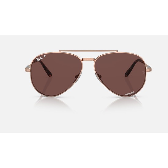 AVIATOR II TITANIUM
Lenses: Polarized Dark Violet Chromance Classic  +  Frame: Rose Gold