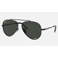 AVIATOR II TITANIUM
Lenses: Polarized Dark Grey Chromance Classic  +  Frame: Black