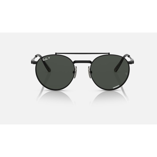 ROUND II TITANIUM
Lenses: Polarized Dark Grey Chromance Classic  +  Frame: Black