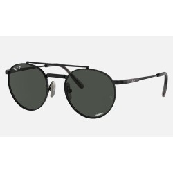 ROUND II TITANIUM
Lenses: Polarized Dark Grey Chromance Classic  +  Frame: Black