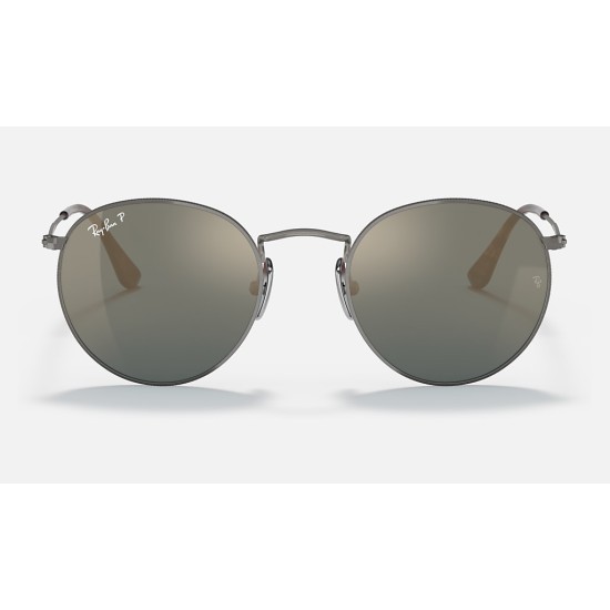 ROUND TITANIUM
Lenses: Polarized Blue Mirror  +  Frame: Gunmetal