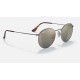 ROUND TITANIUM
Lenses: Polarized Blue Mirror  +  Frame: Gunmetal