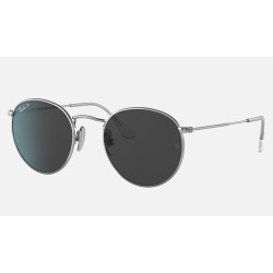ROUND TITANIUM
Lenses: Polarized Polarized Black Classic  +  Frame: Silver