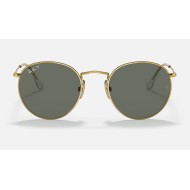 ROUND TITANIUM
Lenses: Polarized Green Classic G-15  +  Frame: Gold