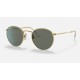 ROUND TITANIUM
Lenses: Polarized Green Classic G-15  +  Frame: Gold