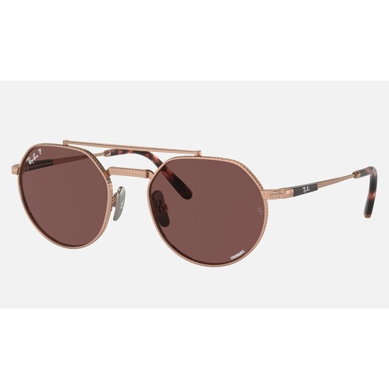 JACK II TITANIUM
Lenses: Polarized Dark Violet Chromance Classic  +  Frame: Rose Gold