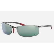 RB8305M SCUDERIA FERRARI COLLECTION
Lenses: Polarized Silver Chromance Mirror  +  Frame: Black