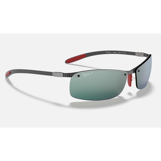 RB8305M SCUDERIA FERRARI COLLECTION
Lenses: Polarized Silver Chromance Mirror  +  Frame: Black