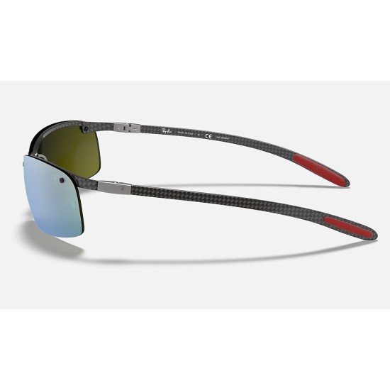 RB8305M SCUDERIA FERRARI COLLECTION
Lenses: Polarized Silver Chromance Mirror  +  Frame: Black