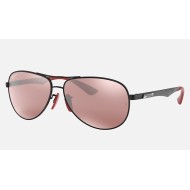 RB8313M SCUDERIA FERRARI COLLECTION
Lenses: Polarized Silver Chromance Mirror  +  Frame: Black