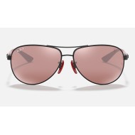 RB8313M SCUDERIA FERRARI COLLECTION
Lenses: Polarized Silver Chromance Mirror  +  Frame: Black