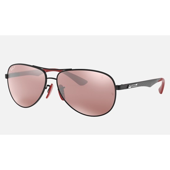 RB8313M SCUDERIA FERRARI COLLECTION
Lenses: Polarized Silver Chromance Mirror  +  Frame: Black