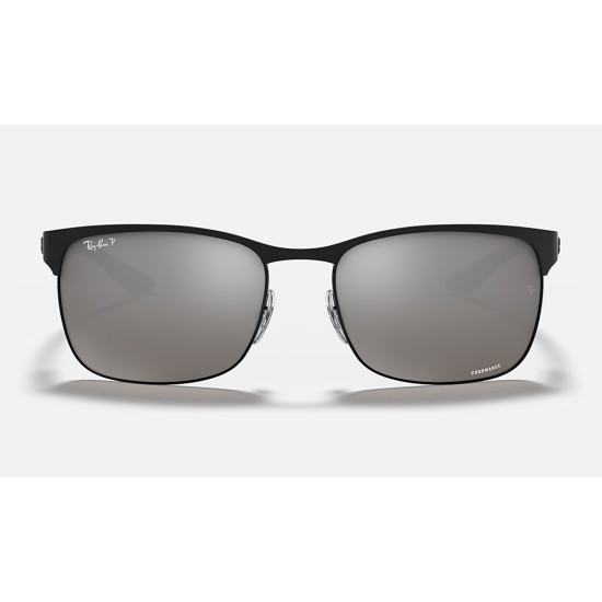 RB8319CH CHROMANCE
Lenses: Polarized Silver Chromance Mirror  +  Frame: Black