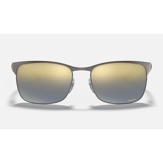 RB8319CH CHROMANCE
Lenses: Polarized Blue Chromance Mirror  +  Frame: Gunmetal
