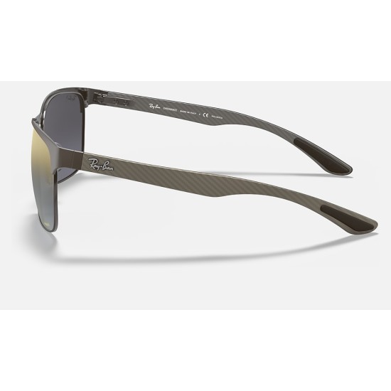RB8319CH CHROMANCE
Lenses: Polarized Blue Chromance Mirror  +  Frame: Gunmetal