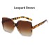 Leopard Brown Sun Glasses Large Sunglasses For Men