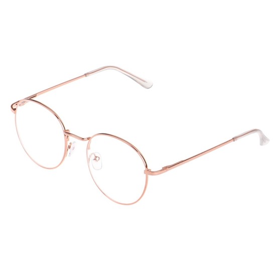 Classic Eyeglasses Golden Round Glasses for Men